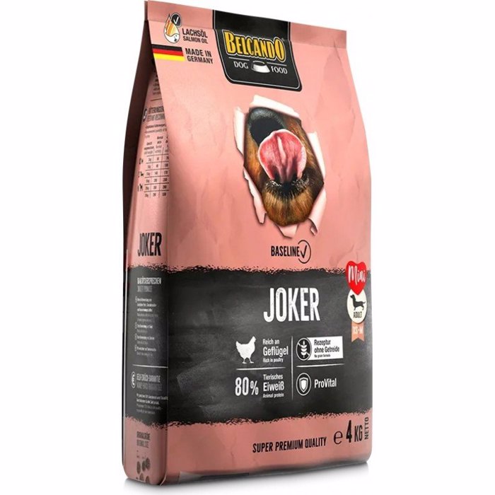 BELCANDO BASELINE XIRA TROFI SKuLOu ADULT JOKER GRAIN FREE ME POuLERIKA 12,5KG